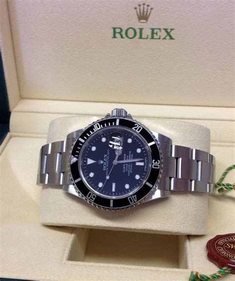 used rolex 16610 blacked out 2007|rolex 16610ln review.